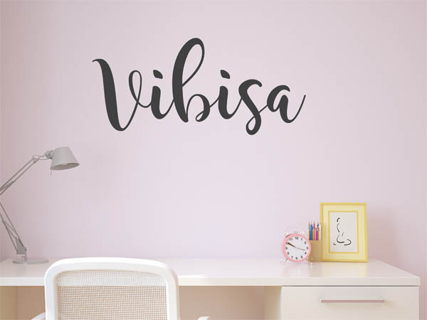 Wandtattoo Vibisa in Handschrift