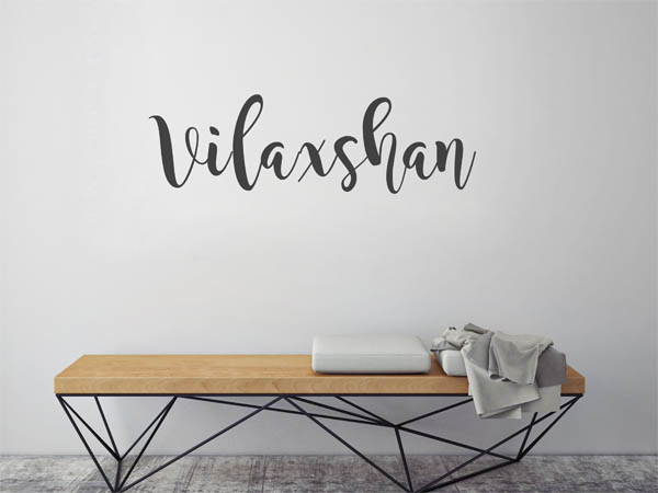 Wandtattoo Vilaxshan in Handschrift