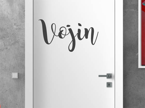 Wandtattoo Vojin in Handschrift
