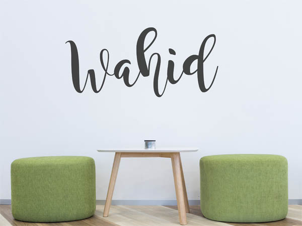 Wandtattoo Wahid in Handschrift