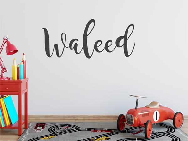 Wandtattoo Waleed in Handschrift