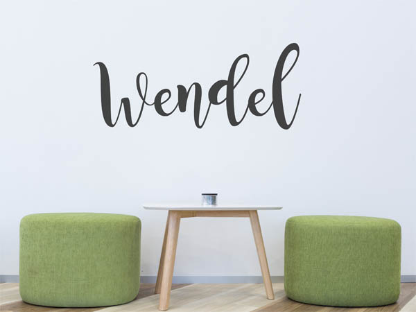 Wandtattoo Wendel in Handschrift