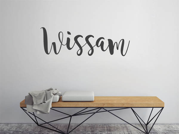 Wandtattoo Wissam in Handschrift