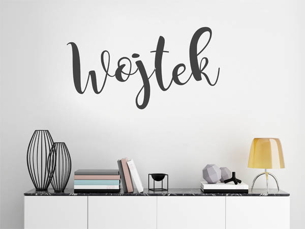 Wandtattoo Wojtek in Handschrift