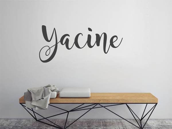 Wandtattoo Yacine in Handschrift