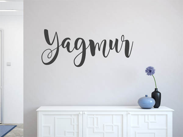 Wandtattoo Yagmur in Handschrift