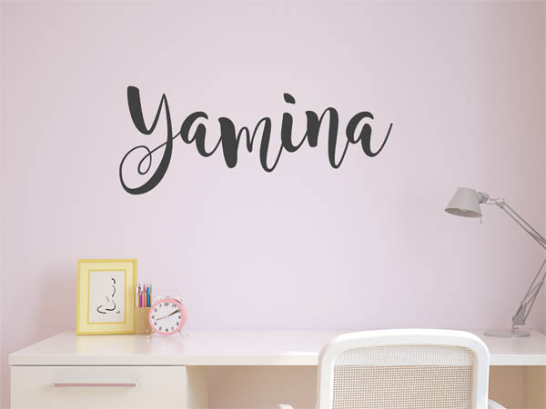 Wandtattoo Yamina in Handschrift