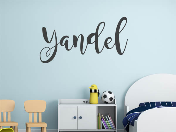 Wandtattoo Yandel in Handschrift