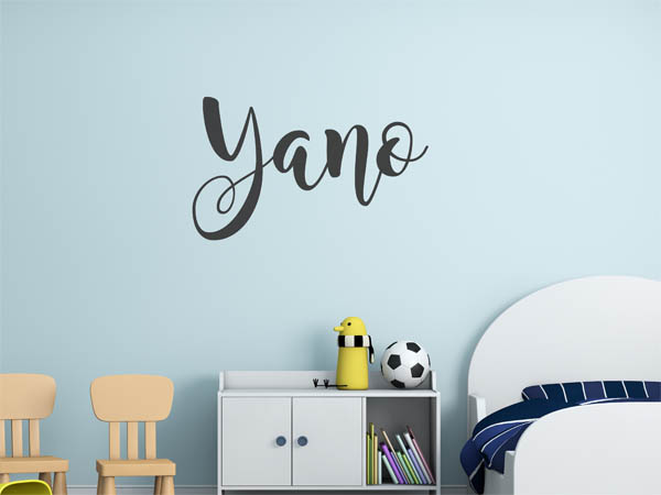 Wandtattoo Yano in Handschrift