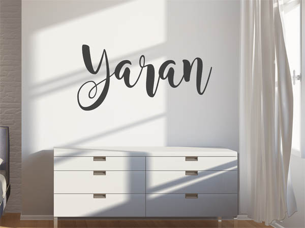 Wandtattoo Yaran in Handschrift