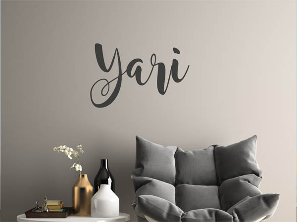Wandtattoo Yari in Handschrift
