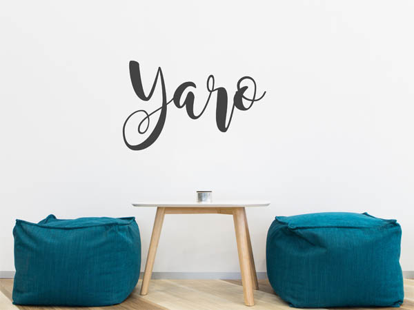 Wandtattoo Yaro in Handschrift