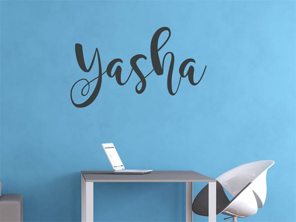 Wandtattoo Yasha in Handschrift