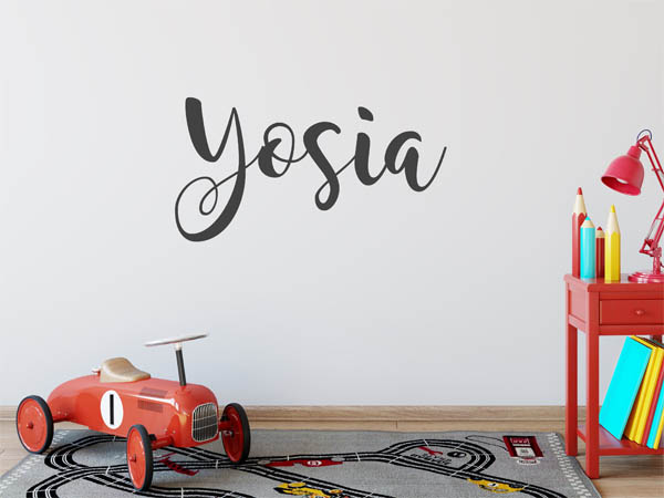 Wandtattoo Yosia in Handschrift