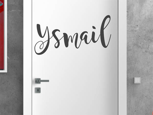 Wandtattoo Ysmail in Handschrift