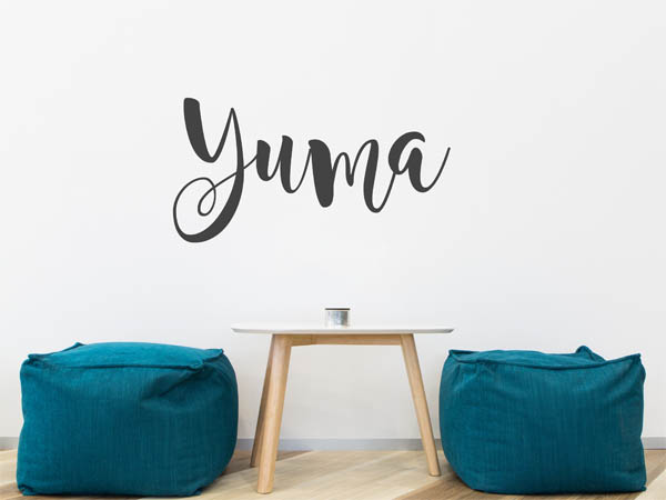 Wandtattoo Yuma in Handschrift