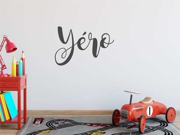 Wandtattoo Yéro in Handschrift