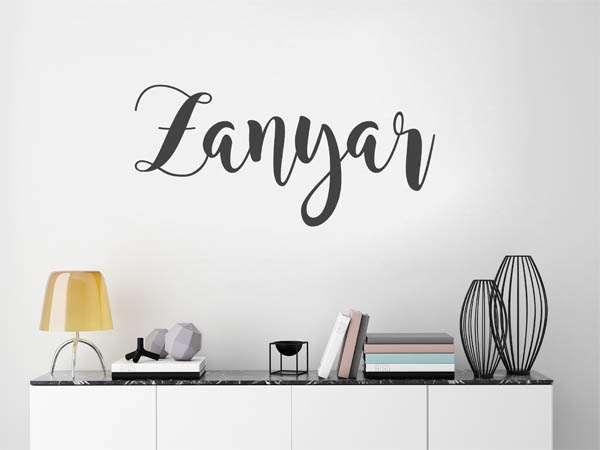 Wandtattoo Zanyar in Handschrift