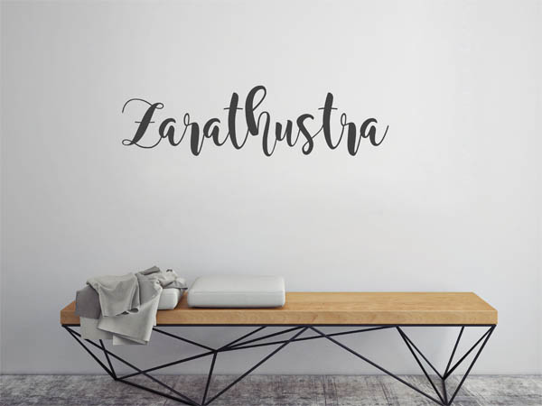Wandtattoo Zarathustra in Handschrift