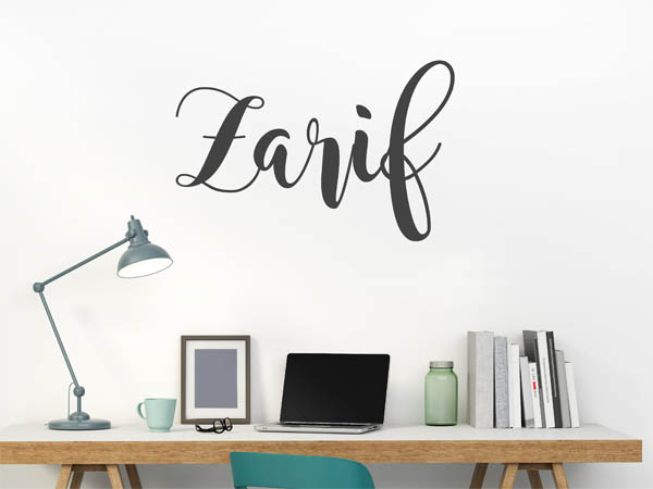 Wandtattoo Zarif in Handschrift