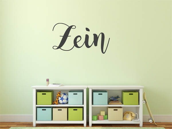 Wandtattoo Zein in Handschrift
