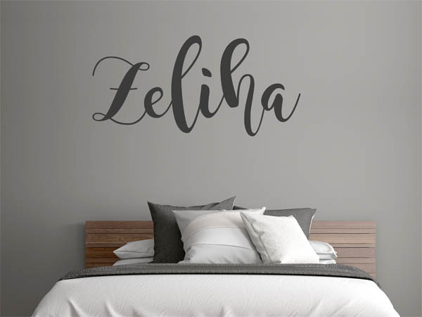 Wandtattoo Zeliha in Handschrift