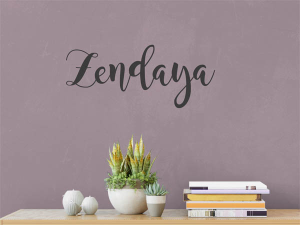 Wandtattoo Zendaya in Handschrift