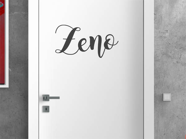 Wandtattoo Zeno in Handschrift