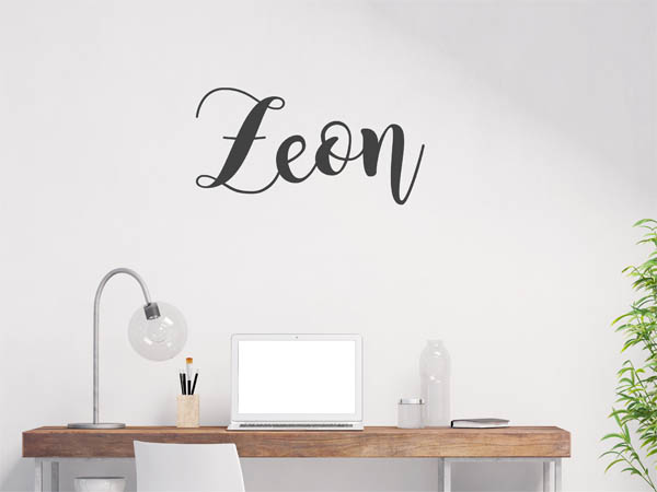 Wandtattoo Zeon in Handschrift