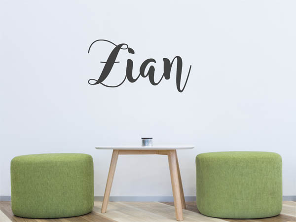 Wandtattoo Zian in Handschrift