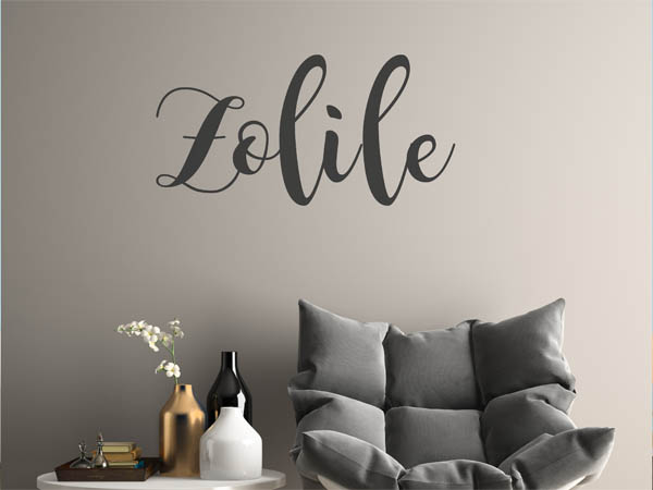 Wandtattoo Zolile in Handschrift