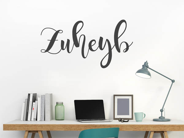 Wandtattoo Zuheyb in Handschrift