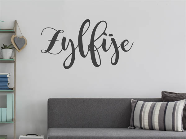 Wandtattoo Zylfije in Handschrift