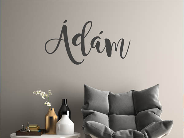 Wandtattoo Ádám in Handschrift