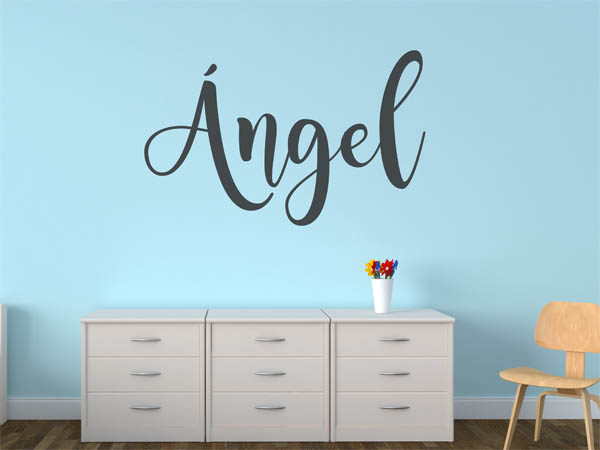 Wandtattoo Ángel in Handschrift