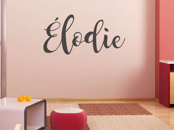 Wandtattoo Élodie in Handschrift
