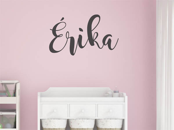 Wandtattoo Érika in Handschrift