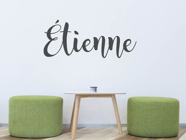 Wandtattoo Étienne in Handschrift
