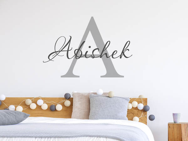 Wandtattoo Abishek