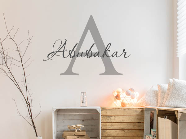 Wandtattoo Abubakar