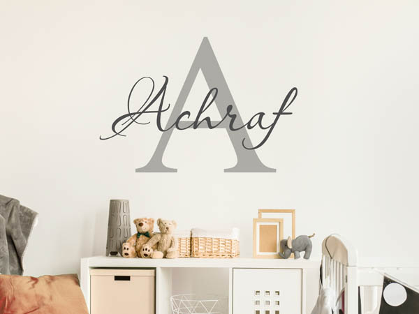Wandtattoo Achraf