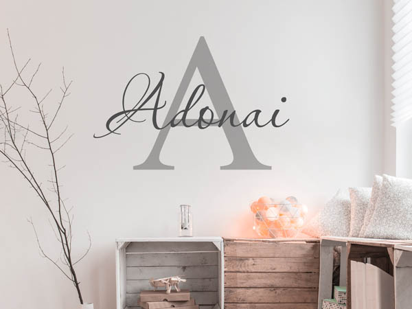 Wandtattoo Adonai