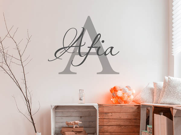 Wandtattoo Afia