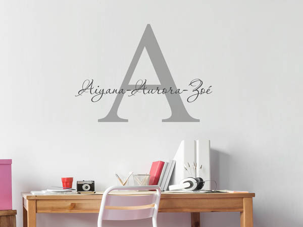 Wandtattoo Aiyana-Aurora-Zoé