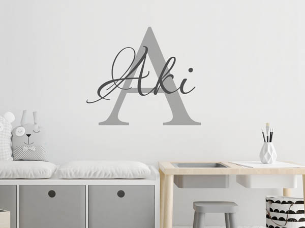 Wandtattoo Aki
