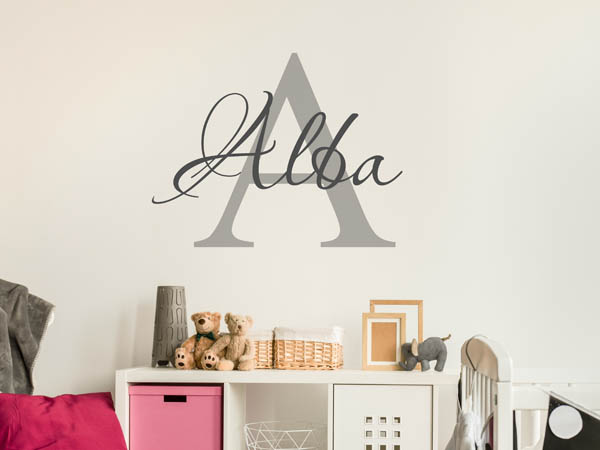 Wandtattoo Alba