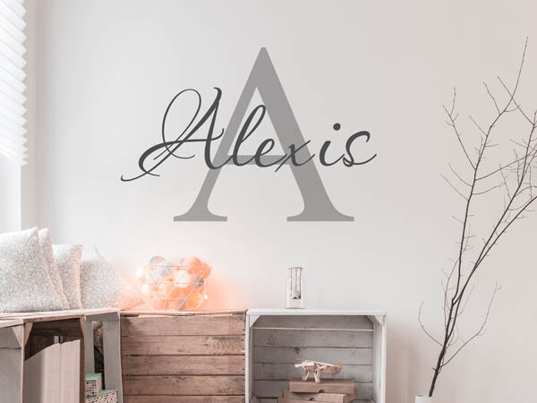 Wandtattoo Alexis