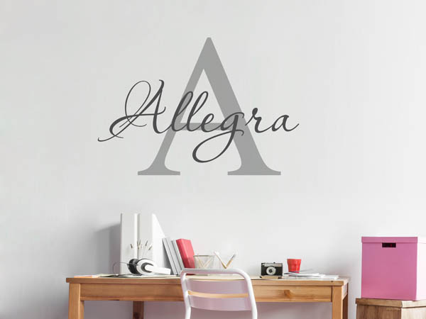 Wandtattoo Allegra