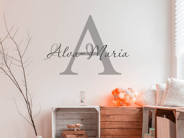 Wandtattoo Alva-Maria