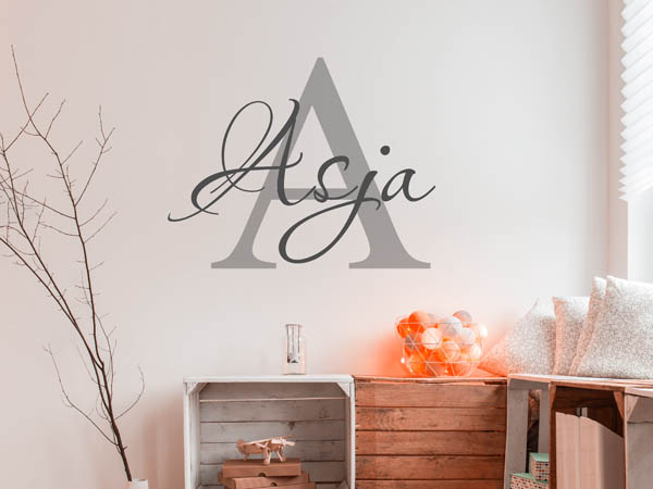 Wandtattoo Asja